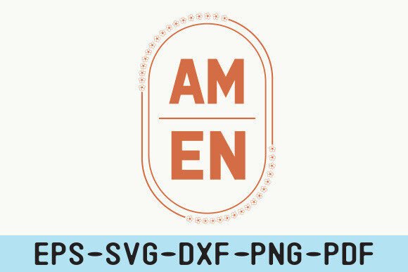 Amen SVG, Christian SVG, Jesus SVG