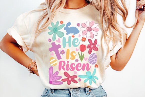 Boho Christian Easter PNG T-Shirt Designs