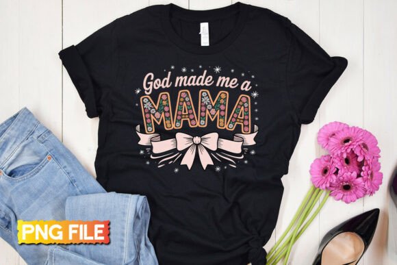 Boho Floral Christian Mama PNG T-Shirt Designs