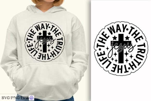 Christian Jesus Minimal SVG PNG Design for T-Shirt Designs
