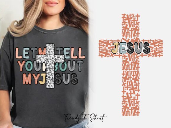 Christian SVG, Jesus PNG & Faith Design for T-Shirt Projects