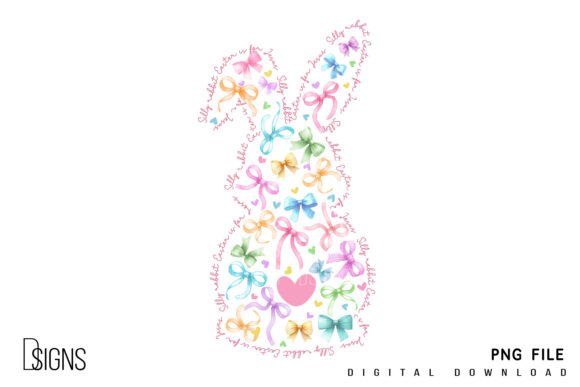 Easter Christian Rabbit Bunny Coquette T-Shirt Designs