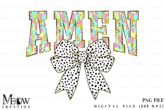 Easter PNG, Christian Amen PNG Coquette T-Shirt Designs