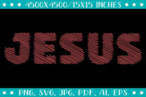 Jesus Typography SVG – Christian Faith Freebies