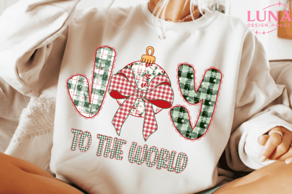 Joy to the World PNG: Coquette Jesus T-Shirt Designs