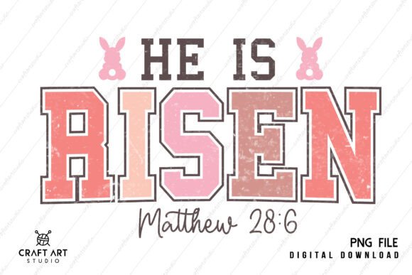 Retro Easter Christian PNG Sublimation T-Shirt Designs