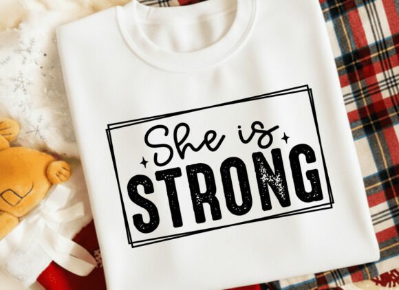 She is Strong Christian T-Shirt Freebies