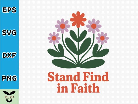 Stand Firm in Faith Christian T-Shirt Designs